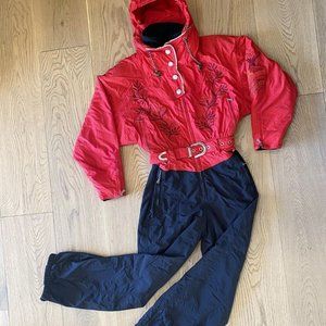 Bogner  Vintage 90's Bogner Waldeslust Layerlite Ski Snowsuit One-Piece Sz 8 EUC